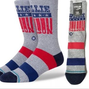 Stance - Willie Nelson Stars Socks NWT